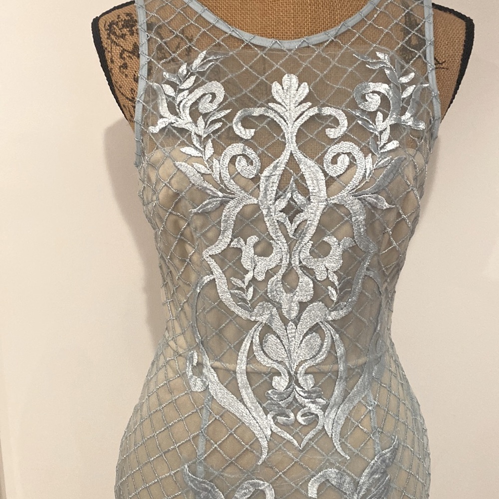 Boutique 1861 icy blue evening dress. Never worn